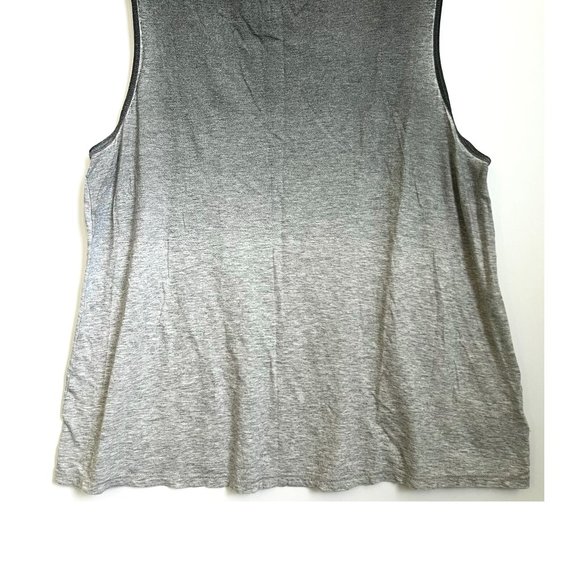 Rag & Bone Sleeveless Concert Tank Ombre Gray Sz M - Picture 3 of 11